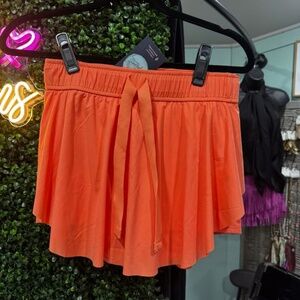 Zenana Tennis Skort- Orange